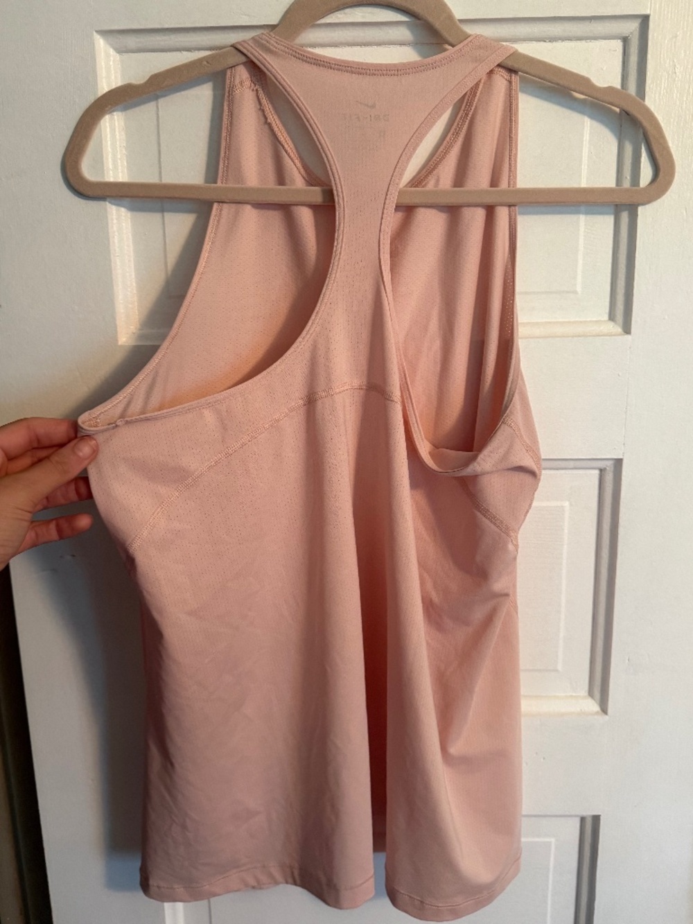Pink Racerback Workout Tank Nike Dri-FIT Size L - Picture 5 of 5